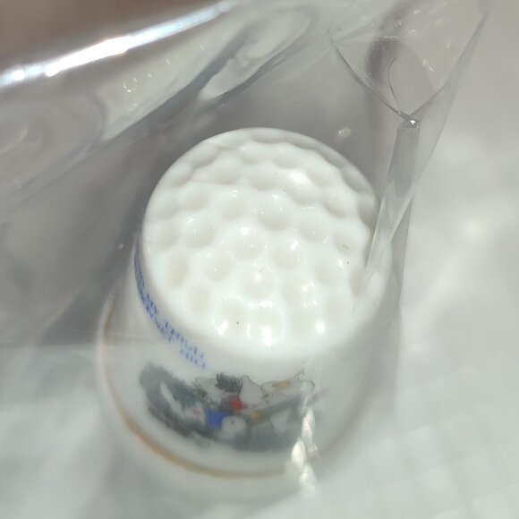 Texaditto Thimble I Found My Thrill on Bluebonnet Hill Collectible Vintage USA - Picture 4 of 6